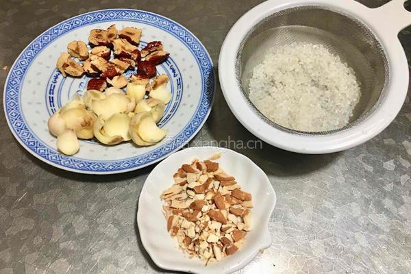 红枣杏仁米糊的做法图解6