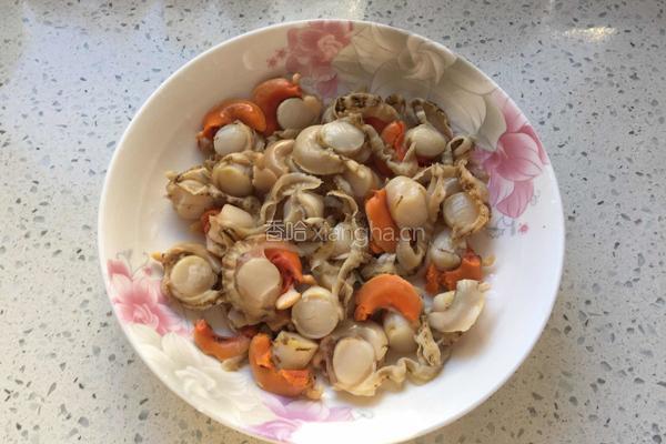 香辣扇贝肉的做法图解2