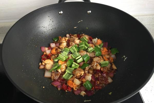香辣扇贝肉的做法图解8