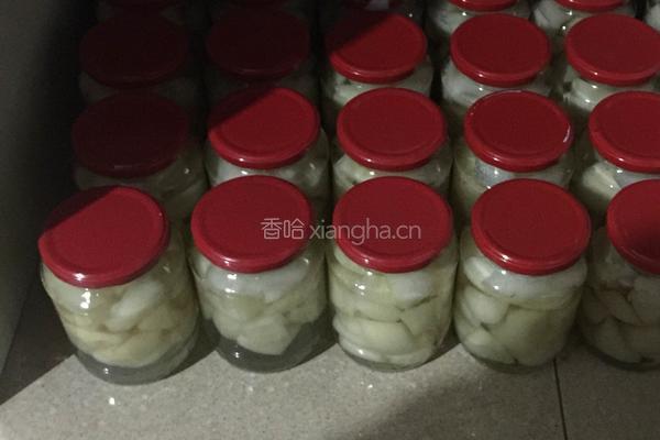 自制雪梨罐头 比方法罐头可保存一年以上的做法图解5