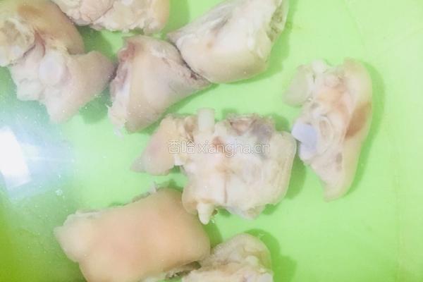 双椒炒猪蹄的做法图解5