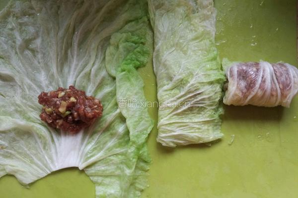 白菜包肉的做法图解6