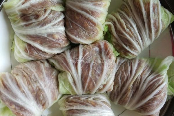 白菜包肉的做法图解7