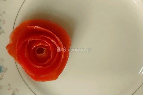 番茄玫瑰的做法图解6