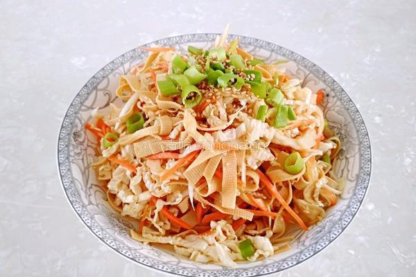 白菜大拌的做法图解1