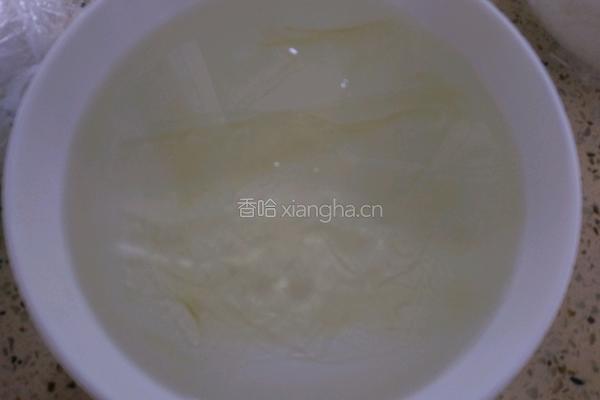 免烤原味慕斯蛋糕(六寸)的做法图解1