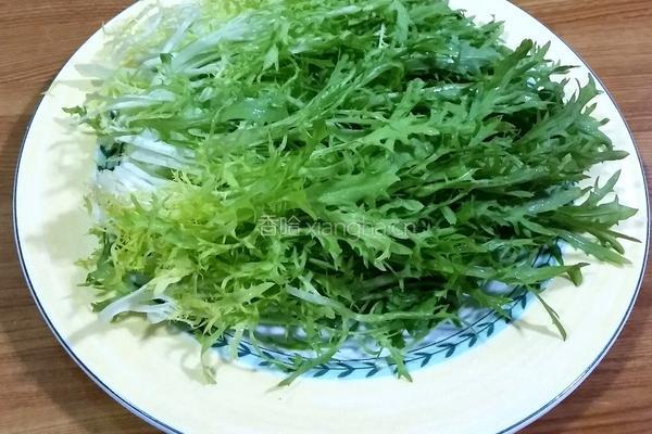 凉拌苦菊的做法图解2