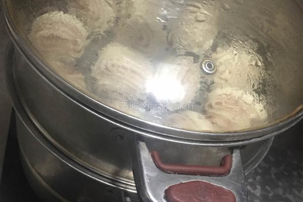 豆沙花卷的做法图解23