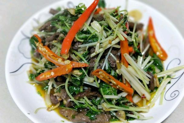 芹菜炒牛肉 的做法图解12
