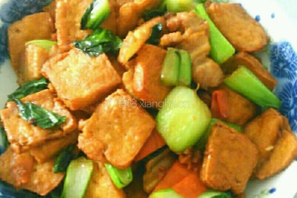 豆泡油菜的做法图解7