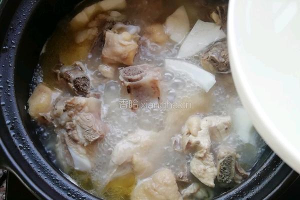 椰子排骨鸡汤的做法图解10