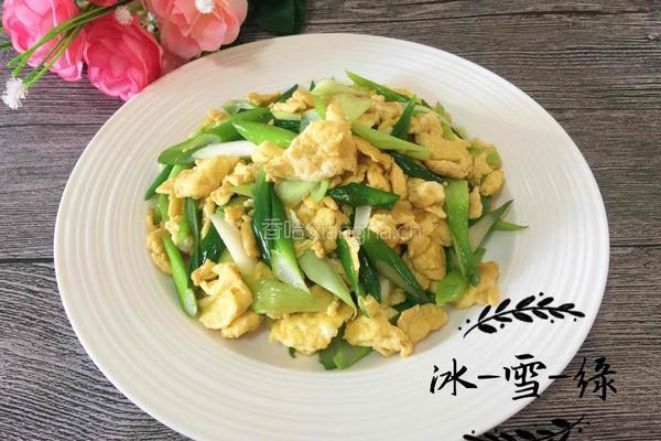 小葱炒鸡蛋的做法图解7