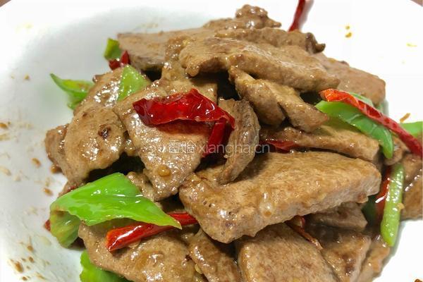 小炒猪肝的做法图解5