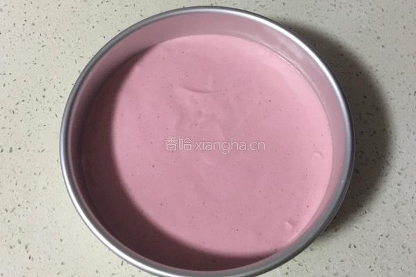 火龙果戚风蛋糕(8寸)的做法图解12