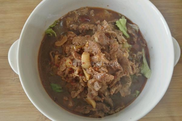 水煮牛肉片的做法图解9