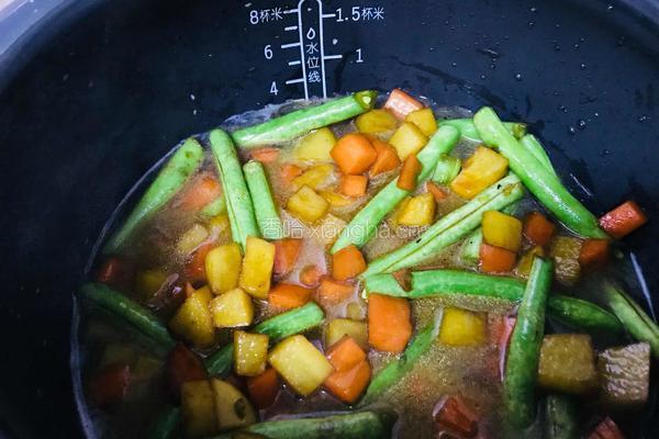豆角土豆焖饭的做法图解5