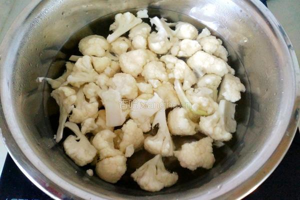 蒜蓉菜花的做法图解3