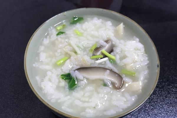 香菇鸡丝粥的做法图解7