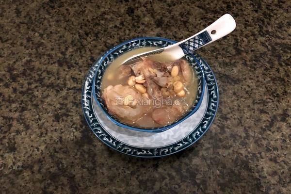 牛骨筋煲黄豆的做法图解12