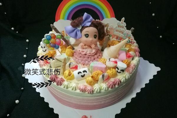迷糊娃娃生日蛋糕的做法图解8