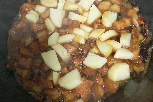土豆炖红烧肉的做法图解9