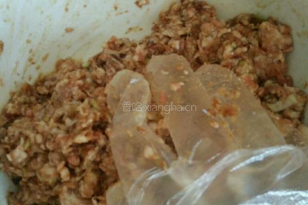 家常糯米瘦肉丸子的做法图解3