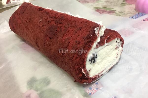 红丝绒蛋糕卷的做法图解17