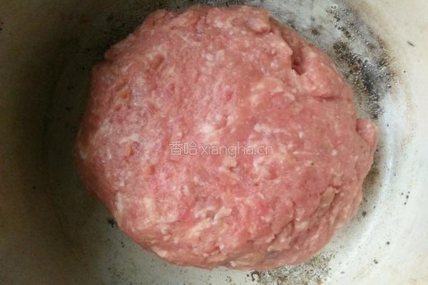 香菇猪肉烧卖的做法图解2