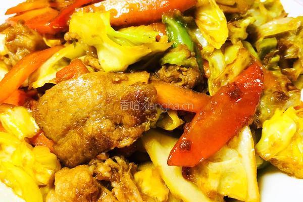 姜末肉焖时蔬的做法图解1