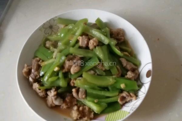 海葵炒青椒