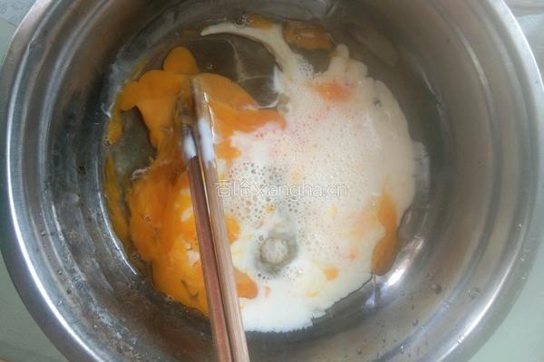 奶黄馅的做法图解2