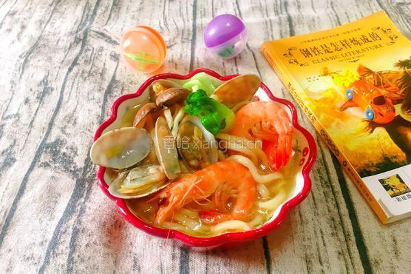 海鲜面的做法图解1