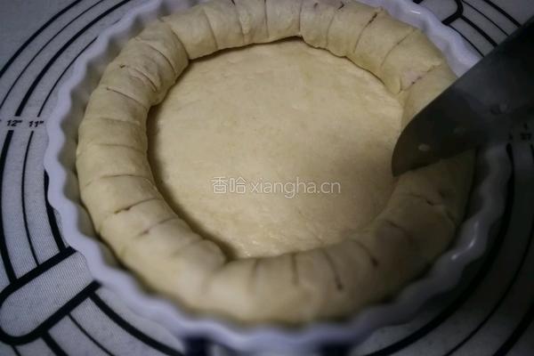 火腿圈香肠披萨的做法图解12