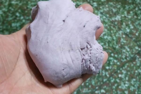 紫薯花卷的做法图解3