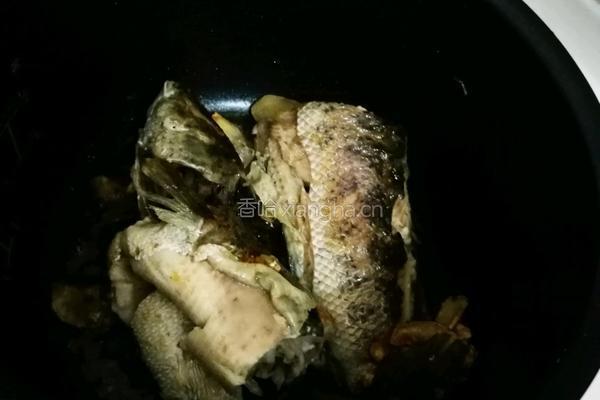 塘葛菜煲生鱼的做法图解4