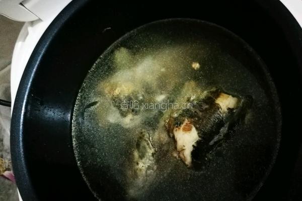 塘葛菜煲生鱼的做法图解5