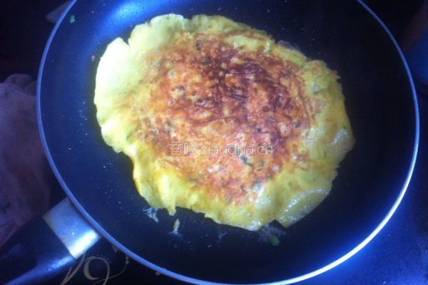 胡萝卜鸡蛋饼的做法图解7