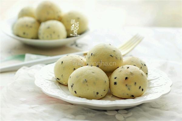 芝麻肉松麻薯：老少皆宜的咸口小点的做法图解10