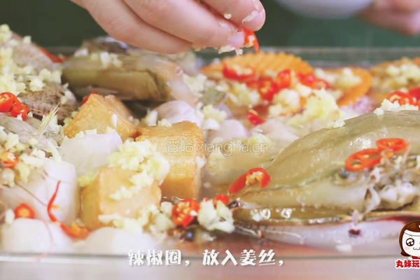 蒜蓉海鲜拼盘的做法图解9