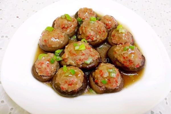 香菇酿肉的做法图解12