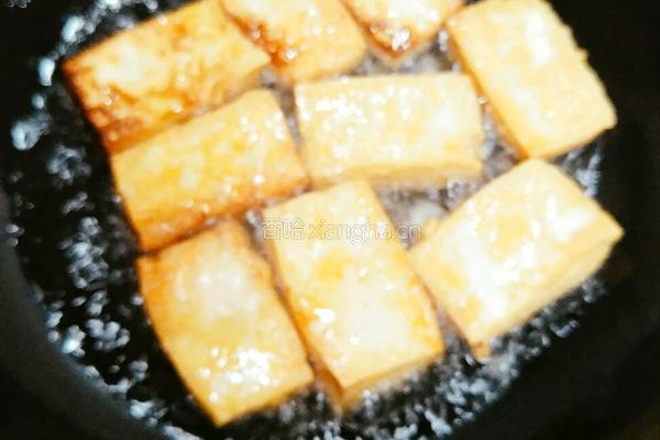 香煎红烧豆腐的做法图解2