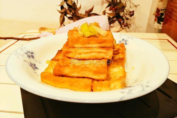 香煎红烧豆腐的做法图解4