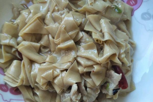 干豆腐炒肉片的做法图解8