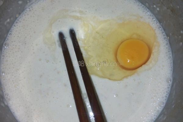 牛奶麦片煎饼的做法图解3