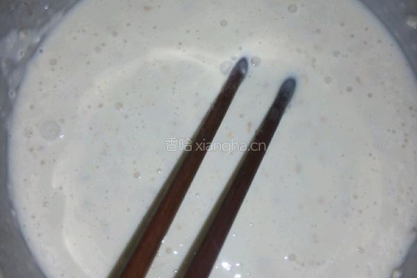 牛奶麦片煎饼的做法图解4
