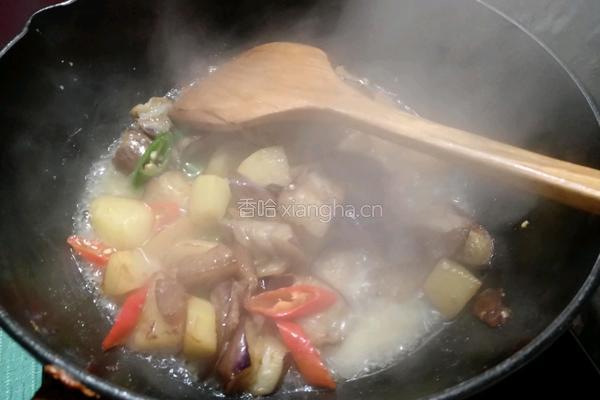 干锅土豆茄子的做法图解11