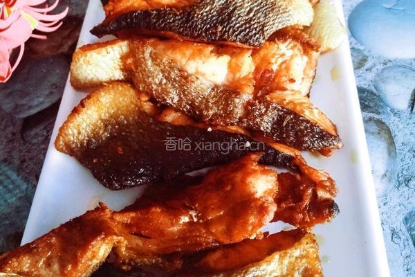 煎马哈鱼块的做法图解6