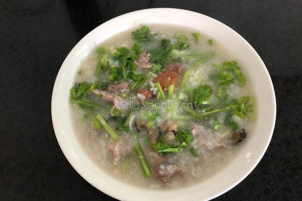 金蚝瑶柱瘦肉粥的做法图解10