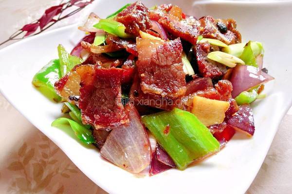小炒腊肉的做法图解8