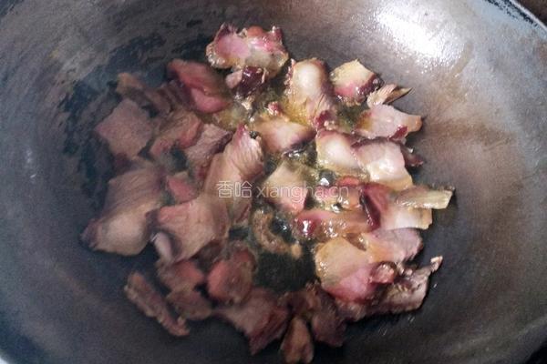 小炒腊肉的做法图解5